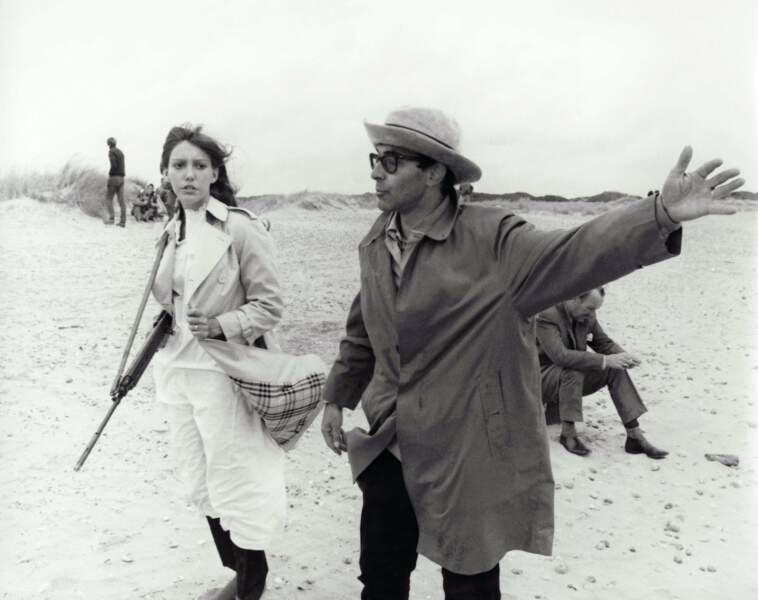 Anne Wiazemsky et Jean-Luc Godard en 1968