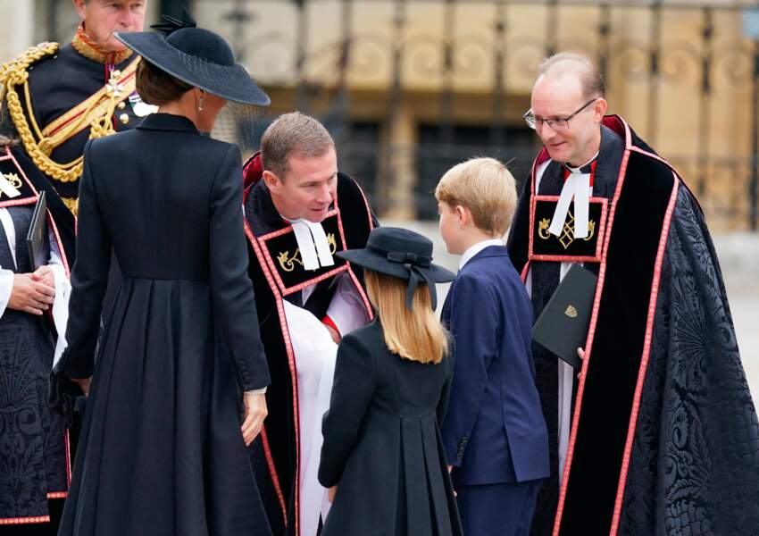 Le Prince George et la Princesse Charlotte accueillis pour la cérémonie
