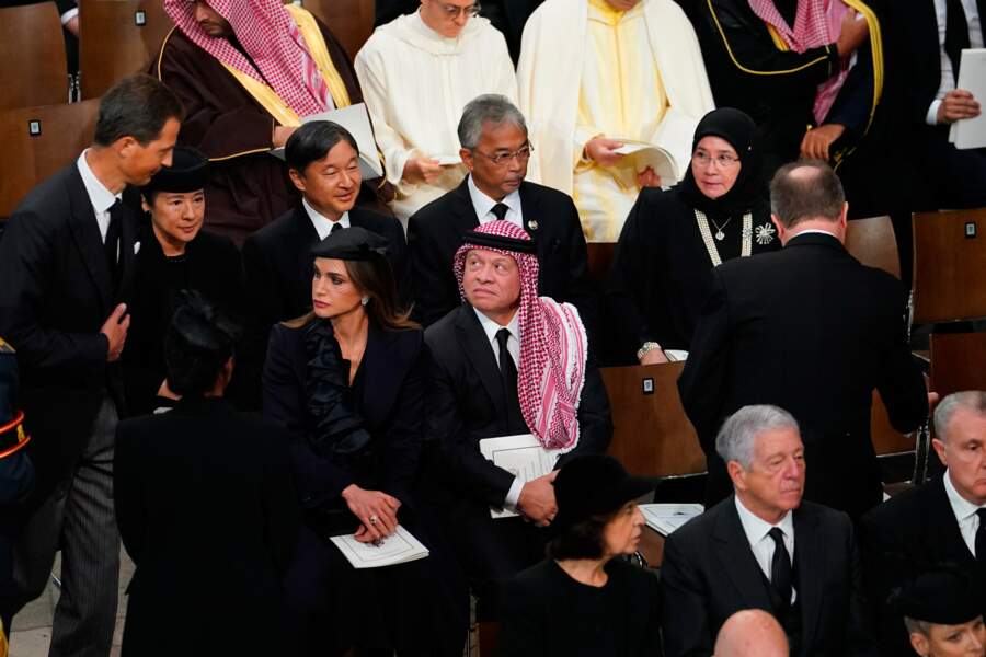 Le roi Abdullah II et la reine de Jordanie Rania Al-Abdullah  