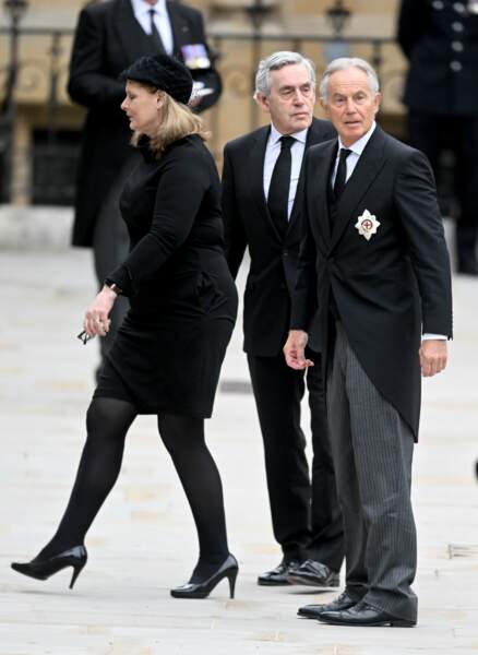 Tony Blair, Gordon Brown et Sarah Jane Brown 