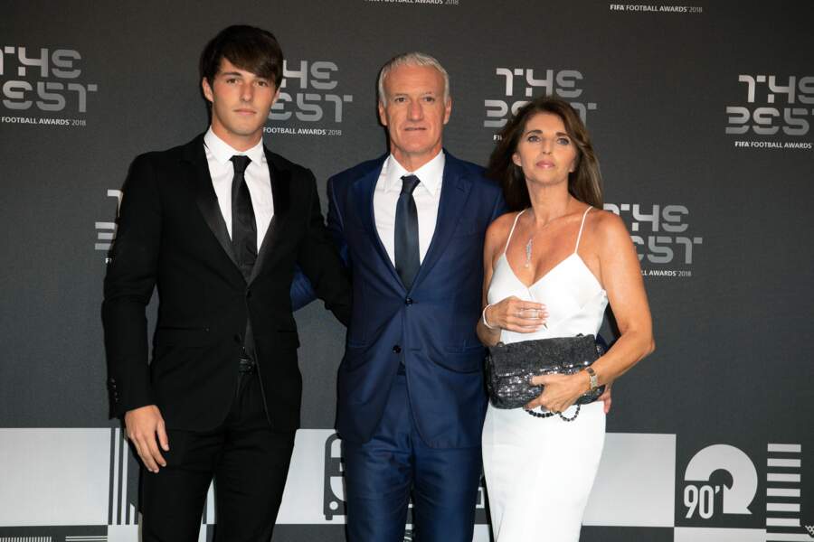 La petite famille au complet lors de la cérémonie du Prix Best FIFA, en septembre 2018