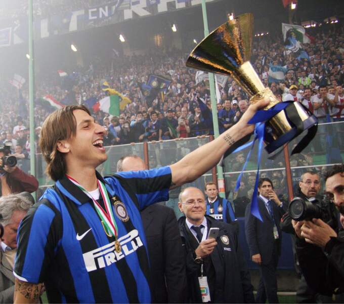 Le buteur est sacré champion d'Italie avec l'Inter Milan...