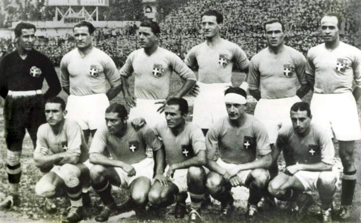 L'Italie remporte son premier Mondial en 1934, en battant la Tchécoslovaquie en finale
