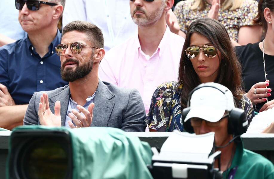 Olivier et Jennifer Giroud partagent un beau moment à Wimbledon