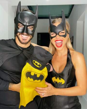 Maddy Burciaga et Benjamin Samat ont opté pour le total look Batman