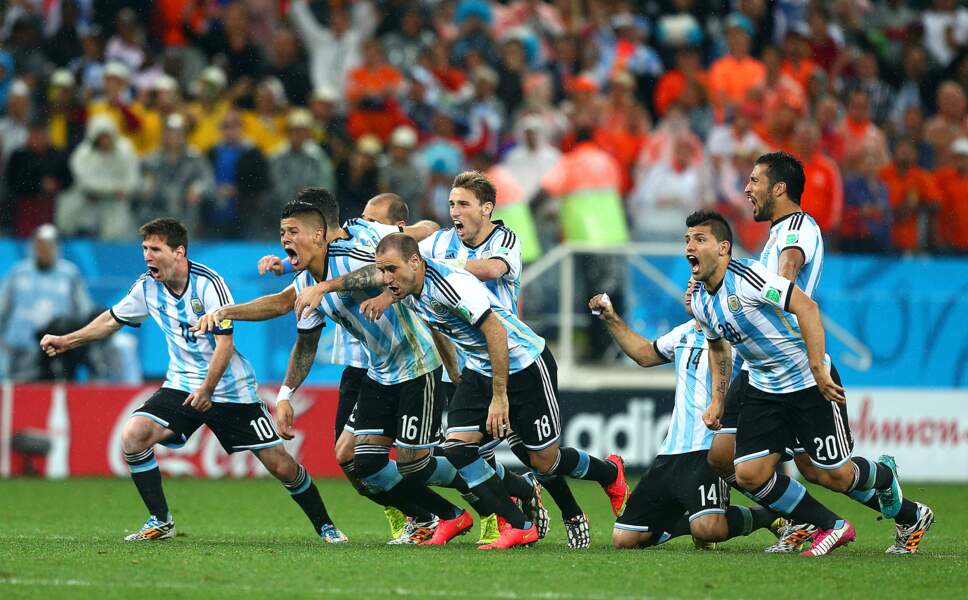 L'Argentine est l'équipe qui a disputé le plus de séances de tirs au but (deux en 1990, une en 1998, une en 2006 et une en 2014)