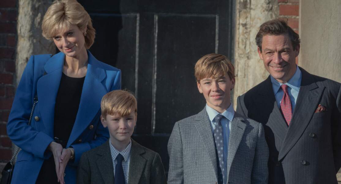 La petite famille (déjà bien brisée) pour l'entrée à Eton College du Prince William 