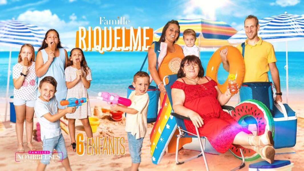 Les Riquelme et leurs 6 enfants