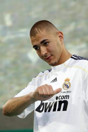 Karim Benzema rejoint le Real Madrid en juillet 2009