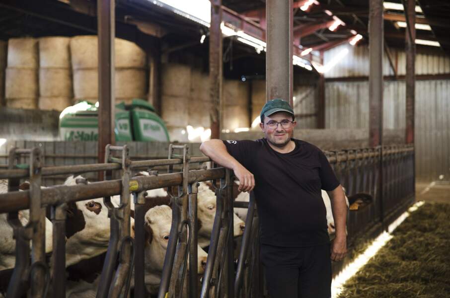 David, 42 ans, éleveur de vaches en Bougogne-Franche-Comté