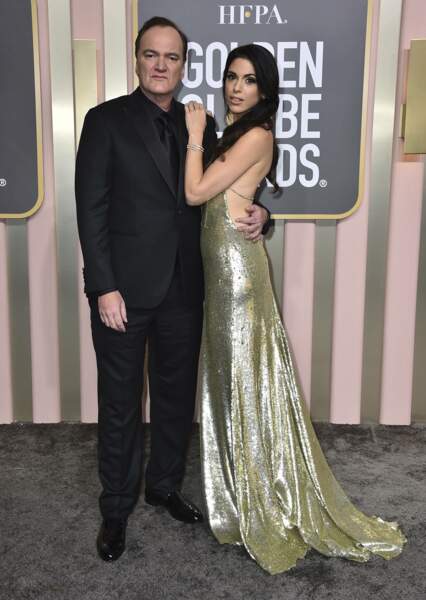 Quentin Tarantino et son épouse Daniella Pick.
