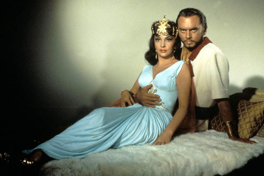 Gina Lollobrigida et Yul Brynner dans Saloman et la reine de Saba (King Vidor, 1959).