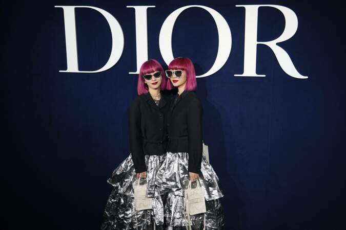 Ami and Aya lors du défilé Dior qui s'est tenu à Paris le mardi 28 février 2023