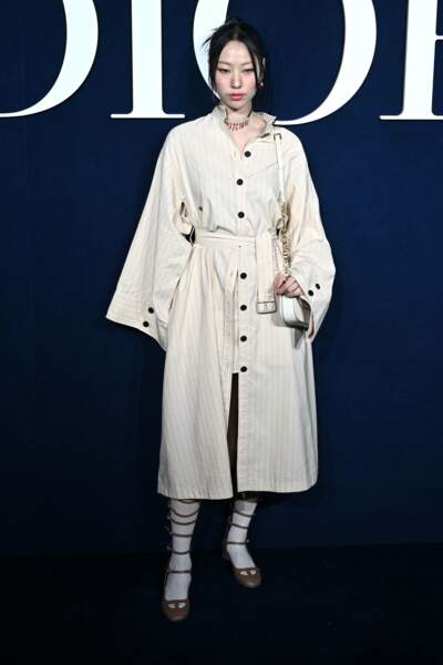Park Hee-Jung lors du défilé Dior qui s'est tenu à Paris le mardi 28 février 2023