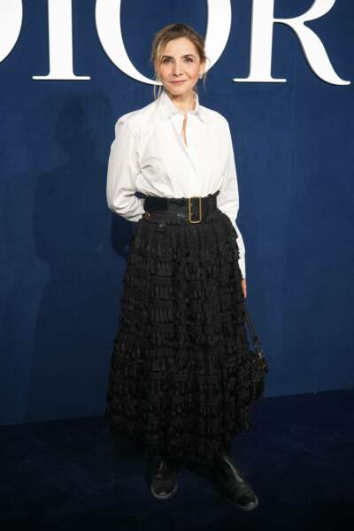 Clothilde Coureau lors du défilé Dior qui s'est tenu à Paris le mardi 28 février 2023