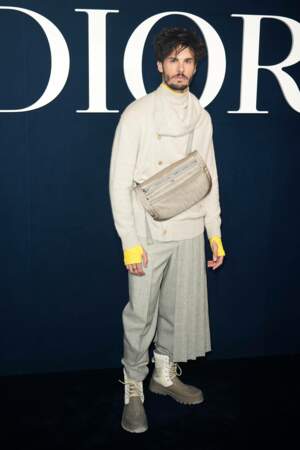 Baptiste Giabiconi lors du défilé Dior qui s'est tenu à Paris le mardi 28 février 2023
