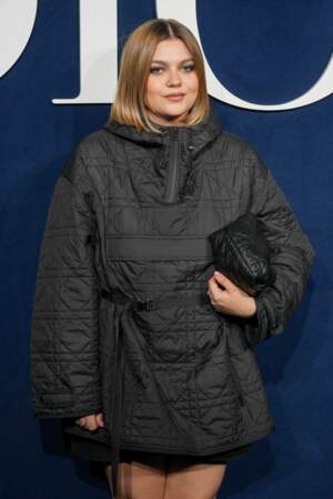 Louane lors du défilé Dior qui s'est tenu à Paris le mardi 28 février 2023