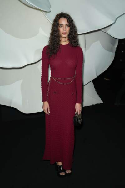 Iman Perez, récemment aperçue dans le film Les Amandiers, était magnifique avec une longue robe moulante