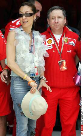 Michelle Yeoh n'a jamais manqué de suivre Jean Todt, sur les circuits, notamment à l'époque où il était directeur de la Scuderia Ferrari