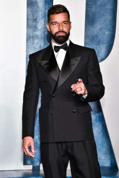 Ricky Martin lors des Vanity Fair Oscars Party 2023 à Los Angeles, dimanche 12 mars