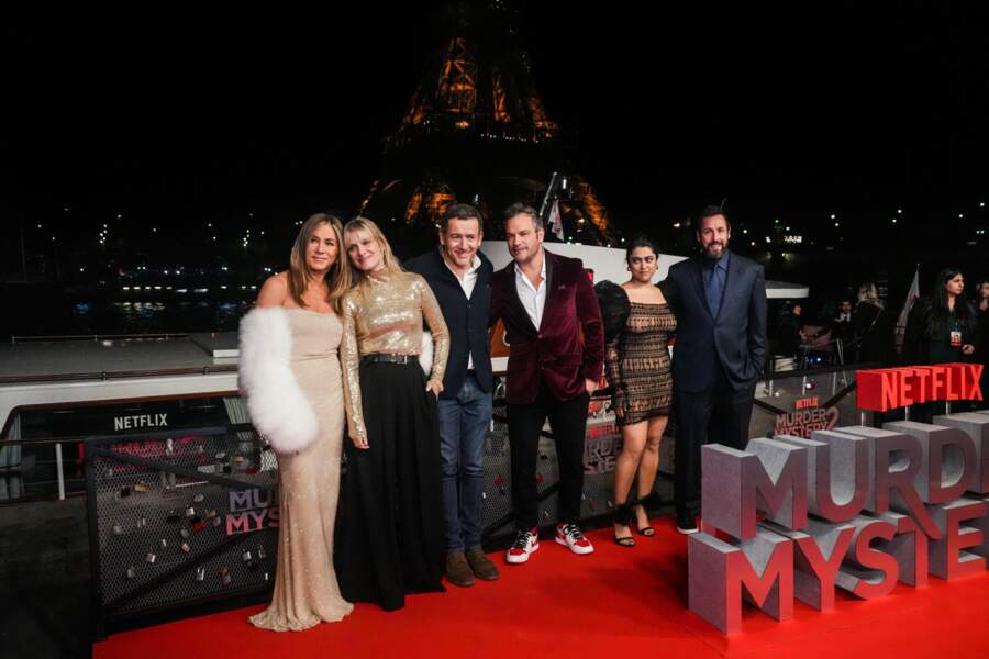 Toute l'équipe du film Murder Mystery 2 (Netflix) était réunie dans la capitale française