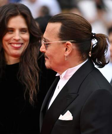 Maïwenn et Johnny Depp heureux sur le tapis rouge du Festival de Cannes 2023