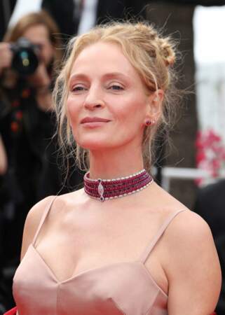 Uma Thurman sur le tapis rouge de Cannes 2023