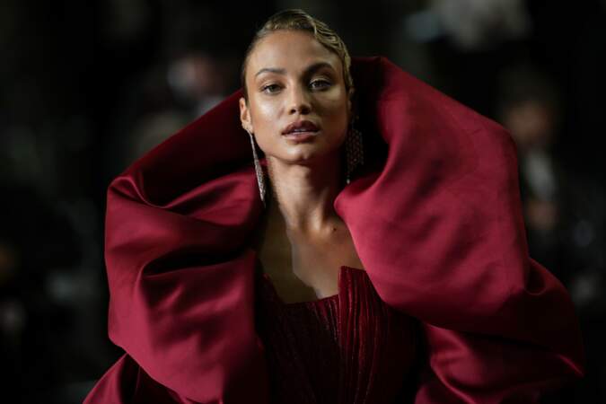 Rose Bertram, mannequin belge au Festival de Cannes le 17 mai 2023