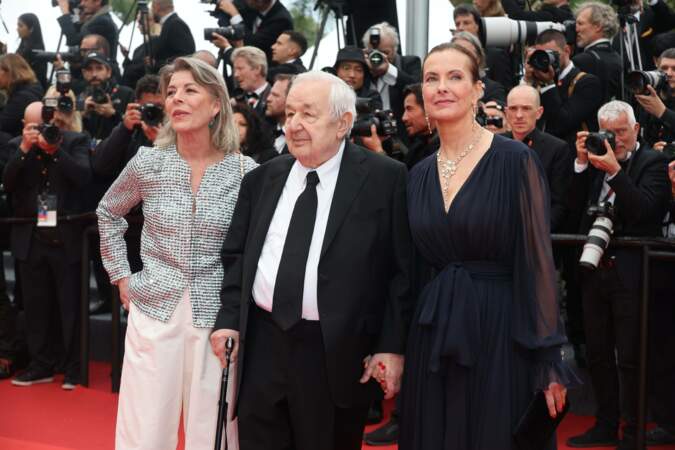 Caroline de Monaco, Paul Rassam et Carole Bouquet