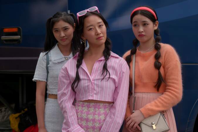 Gia Kim (au centre sur l'image) joue la hit girl Yuri dans XO, Kitty