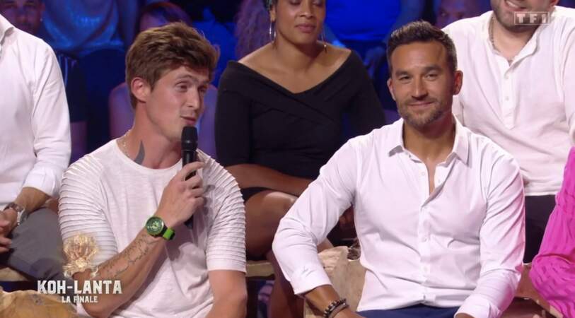 Quentin a présenté un tout autre visage lors de la finale sur TF1