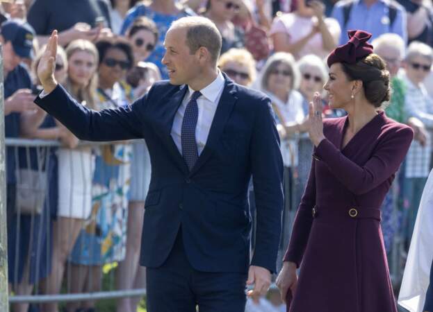 Le prince William et Kate Middleton ont ensuite quitté Londres. Ils seront en France ce week-end pour célébrer la Coupe du monde de rugby.