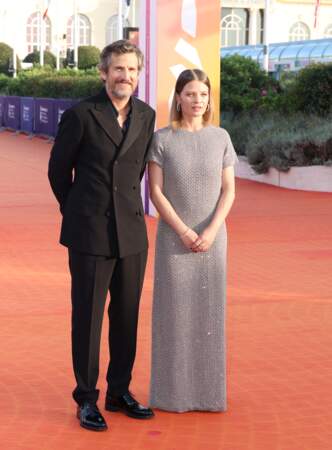 Guillaume Canet et Mélanie Thierry  lors de leur arrivée à la cérémonie de clôture du festival du film américain de Deauville