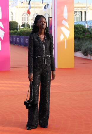 La réalisatrice et scénariste Ramata-Toulaye Sy lors de son arrivées au festival du film américain de Deauville