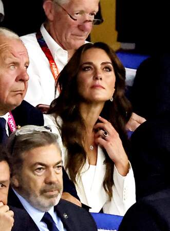 Kate Middleton était très attentive au match de rugby