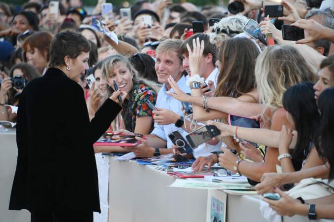 Maggie Gyllenhaal face à ses fans