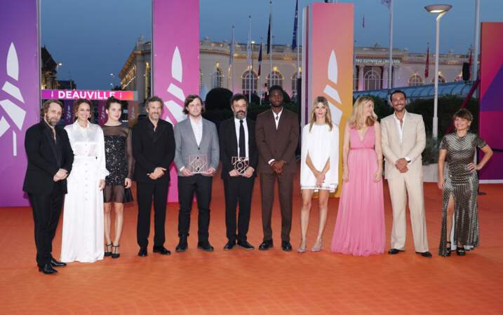 Les lauréats de la 49ème édition du festival du film américain de Deauville sur le tapis rouge  ce samedi 9 septembre