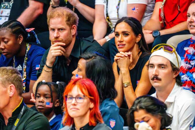Le prince Harry et Meghan très concentrés 