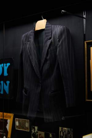 Veste vintage à rayures de tennis ayant appartenu à Serge Gainsbourg