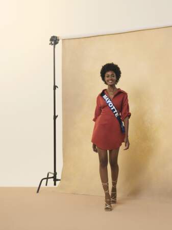 Miss Mayotte 2023, Houdafiya Chibaco, est étudiante en psychologie et mesure 1,72 m