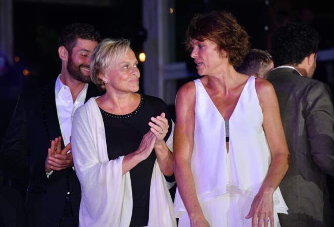 Muriel Robin et Anne Le Nen lors du 9ème gala étoilé Patrick Mouratoglou (Fondation Champ'seed) le 18 juin 2023