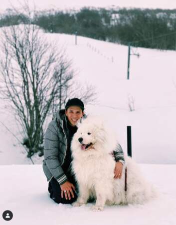Alizée dévoile ses deux Valentin : Grégoire Lyonnet et son chien