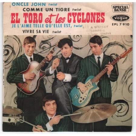 Leader et guitariste du groupe El toro et les cyclones, il signe chez Vogue en octobre 1961.