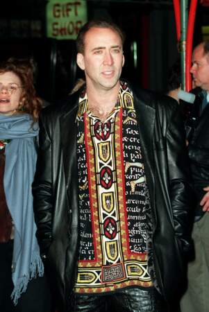 Nicolas Cage aime les chemises aux motifs... originaux