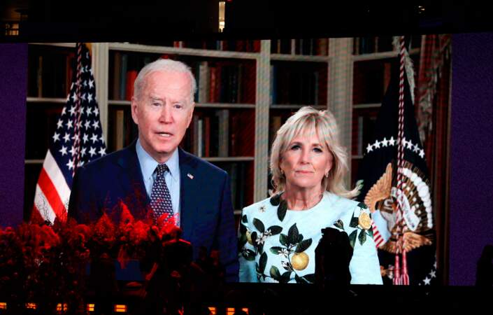 Le président des Etats-Unis Joe Biden et la Première dame Jill Biden.