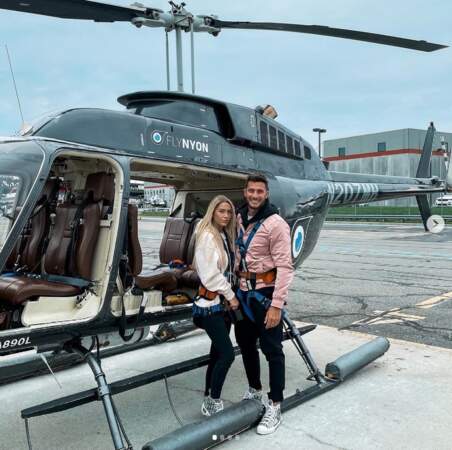 Nacca réalise un de ses rêves en survolant New York en hélicoptère
