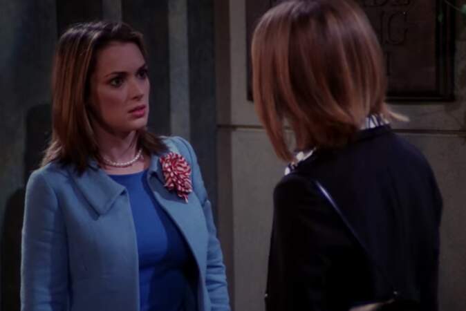 Rachel n'a pas eu que des prétendants hommes : son ex-copine de fac Melissa, interprétée par Winona Ryder, en pinçait aussi pour elle