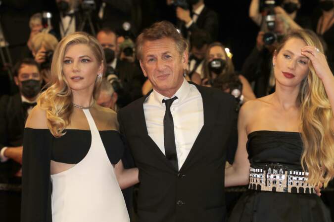 L'actrice Katheryn Winnick, Sean Penn et sa fille Dylan 