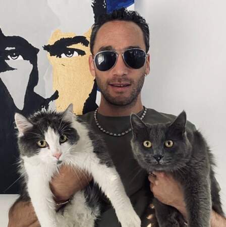 … et Jean-Baptiste Guegan avec ses chats