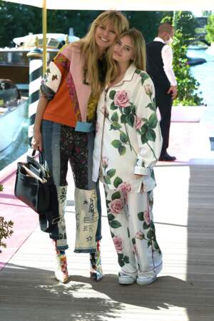 Heidi Klum et sa fille Leni Klum